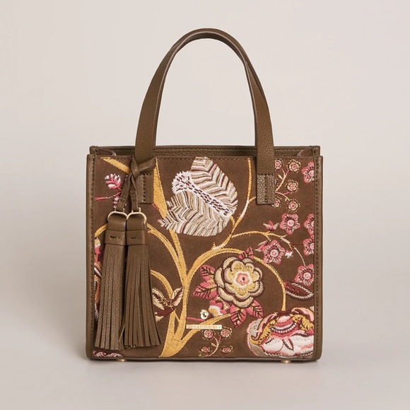 Spartina Siren Collection Dunes Satchel Jones Hundred Tree of Life - Picture 3 of 5